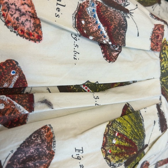 Maeve (Anthropologie) Size 4 Butterfly Print Strapless Dress with tule skirt EUC - Picture 5 of 11